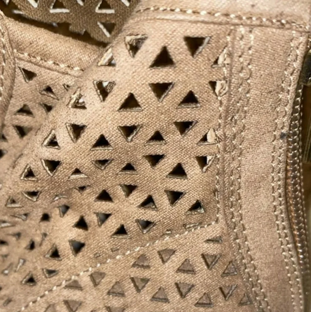 Madden Girl Cut Out Beige Booties - Picture 11 of 11